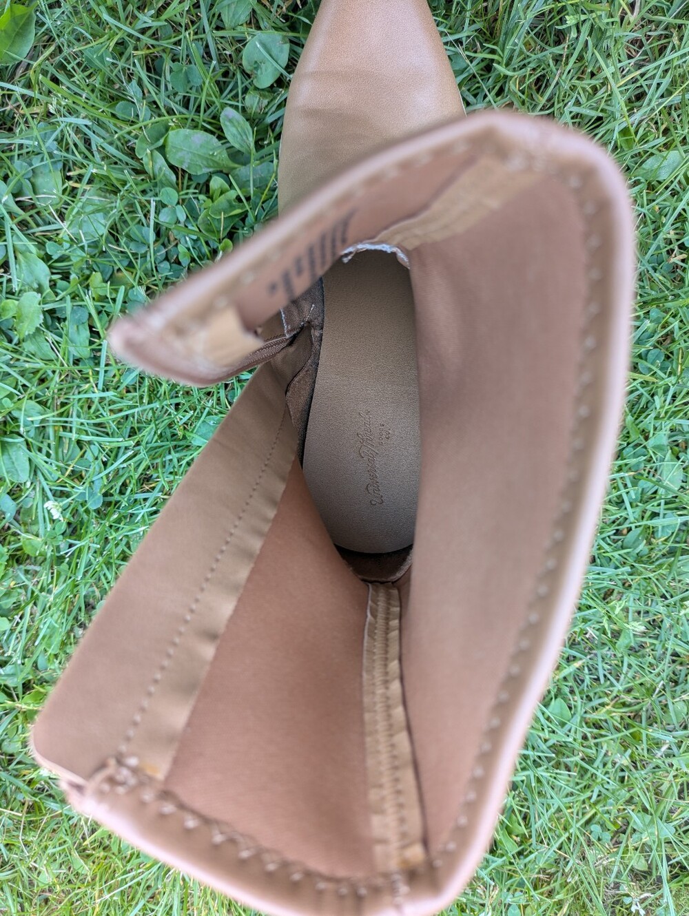 Universal Thread Tall Ankle Boot In Tan - Picture 9 of 12